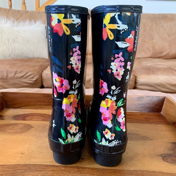ROMA Sadie Robertson Floral Rain Boots - Picture 2 of 8